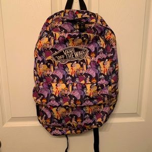 Vans off the wall Disney villain backpack